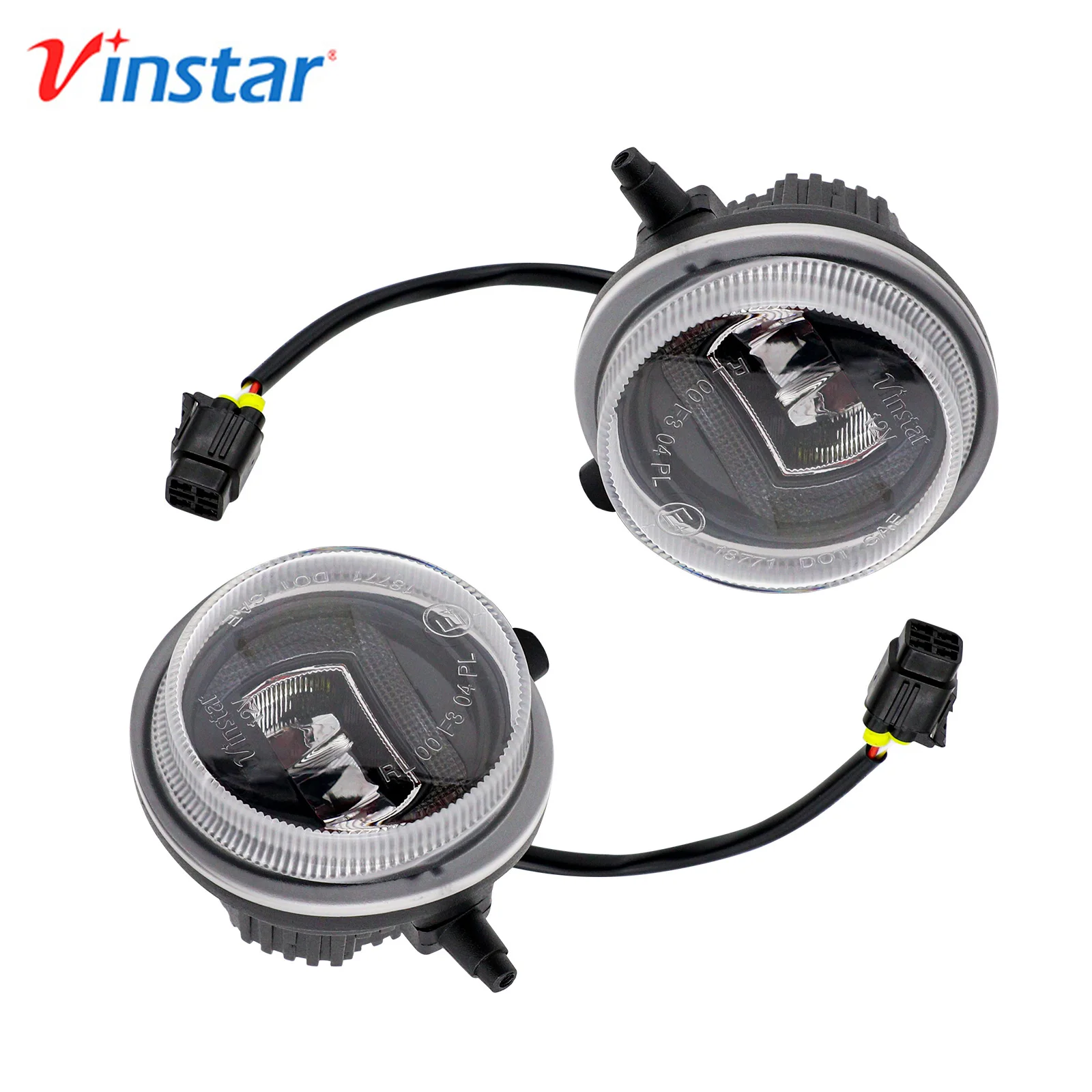 Vinstar 2X High Performance Fog Light and Daytime Running Light DOT SAT mark for  Mazda MX-5 for Miata  2004-2006  2006-2015