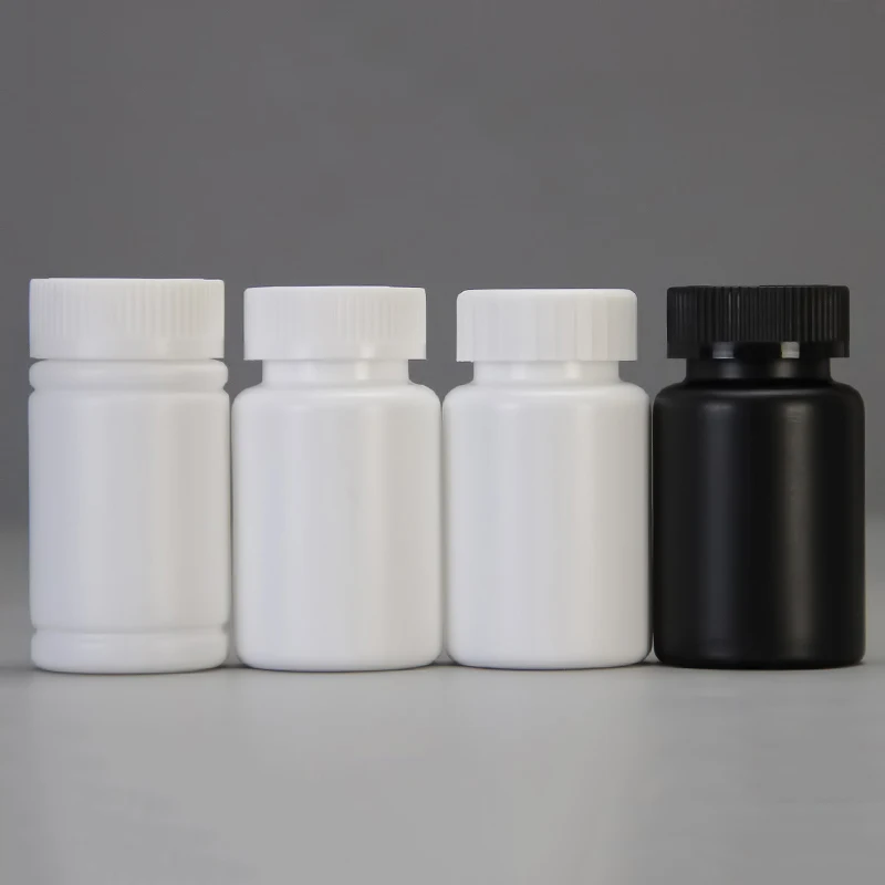 PE White Pharmacy Container Vitamin Supplement medical plastic bottle For Pill Capsule Medical