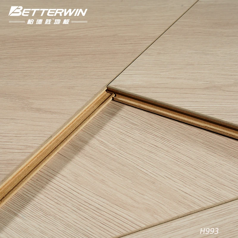 Wholesale High Quality Waterproof Laminated Wood Flooring 12mm German Hdf