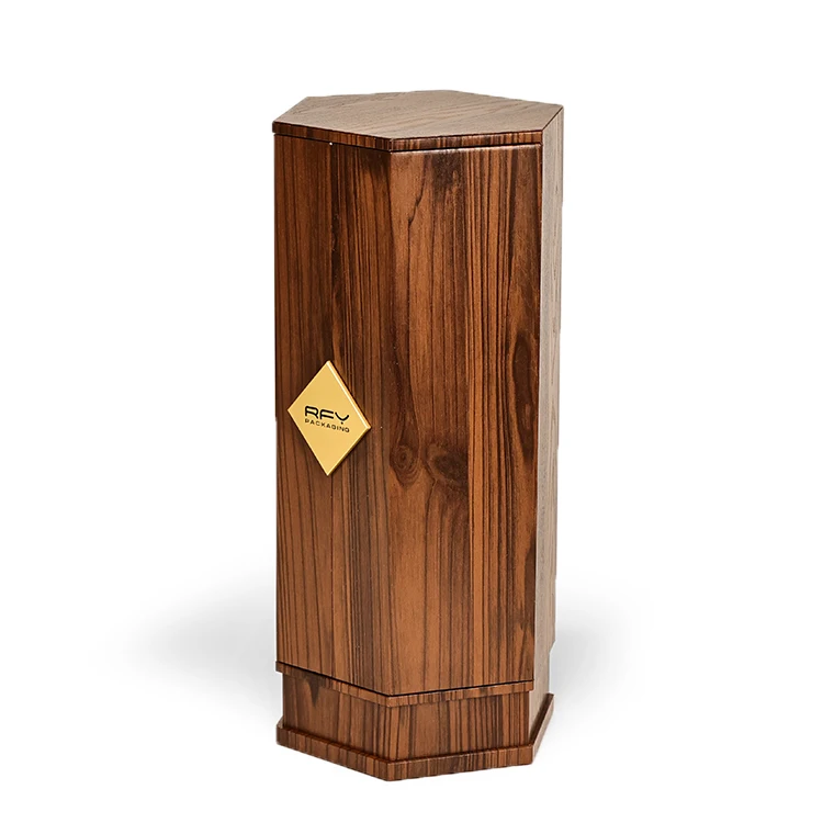 Сублимационная деревянная трубка для упаковки винных коробок для стеклянных винных бутылок