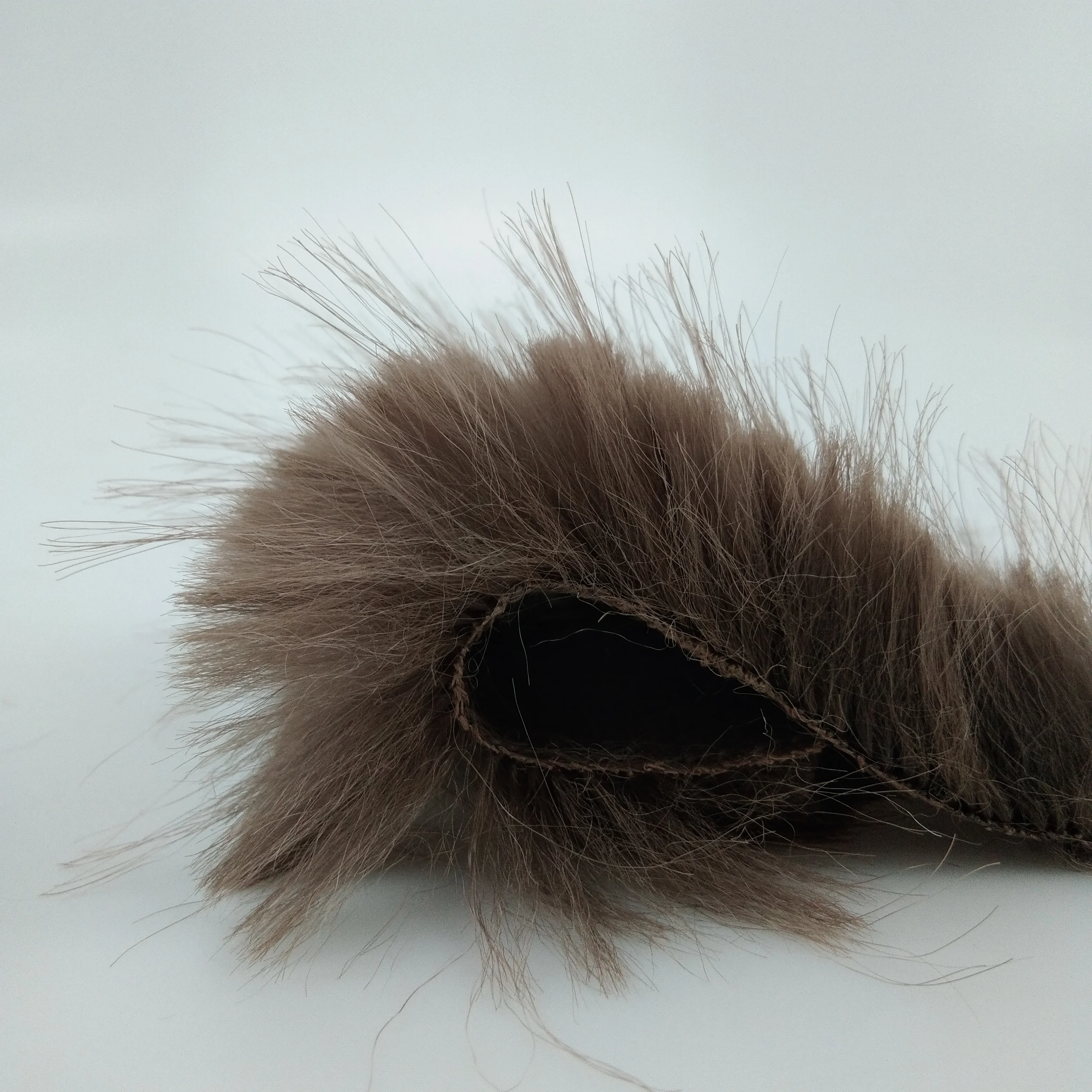 In stock Soft Jacquard Long Hair Rabbit Faux Fur Fabric For Garment/Home Textile/Toy