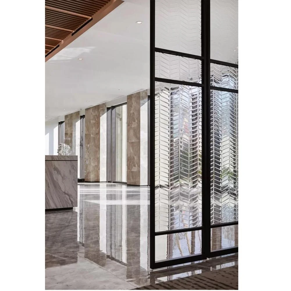 Hotel Restaurant Decorative Partition Metal Screen / Room Wall Divider