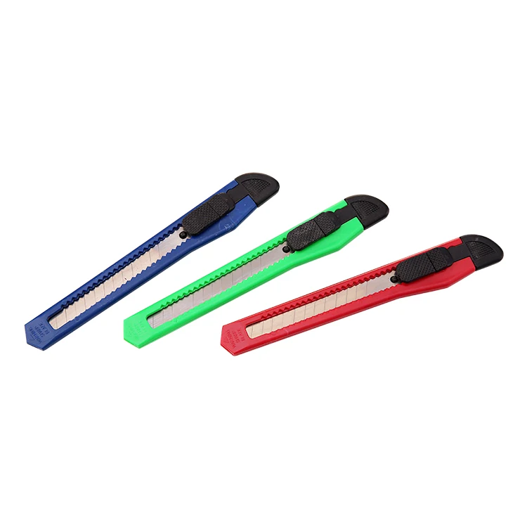 Retractable Razor Blade Knife Box Cutter Students Utility Snap Off Knife