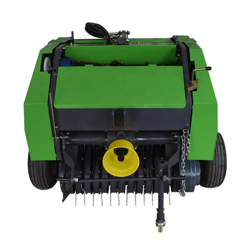 Low price 20hp tractor mounted walking mini hay baler