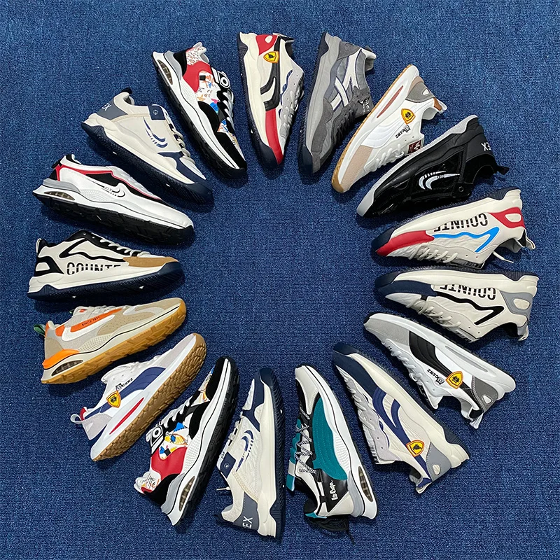 HM-S245 смешанные стили Мужская Спортивная обувь низкая цена мужские кроссовки; Повседневная дышащая обувь для бега; Кроссовки для бега