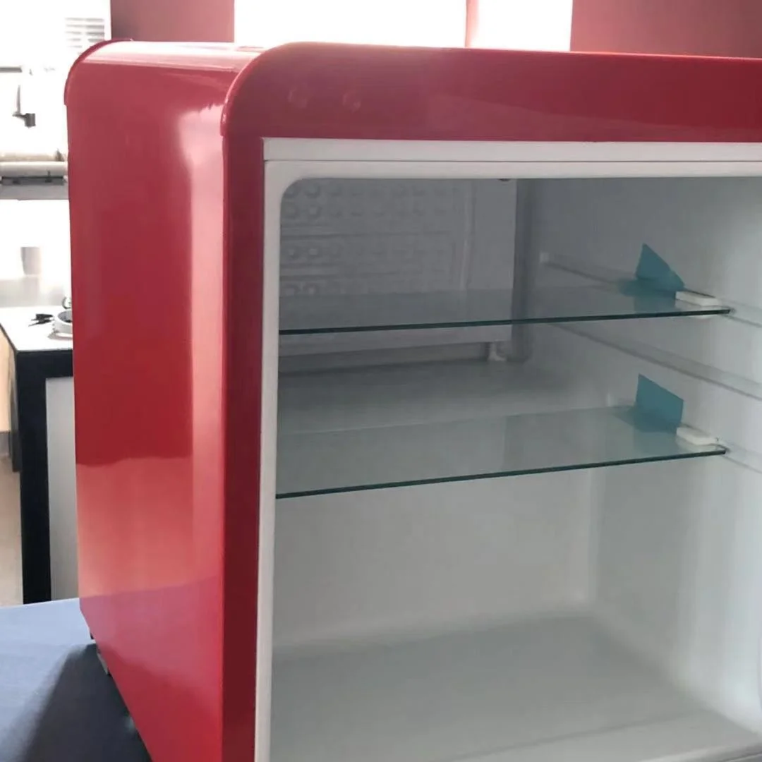 Portable Compact Single Door Small Refrigerator Personal Home Office Mini