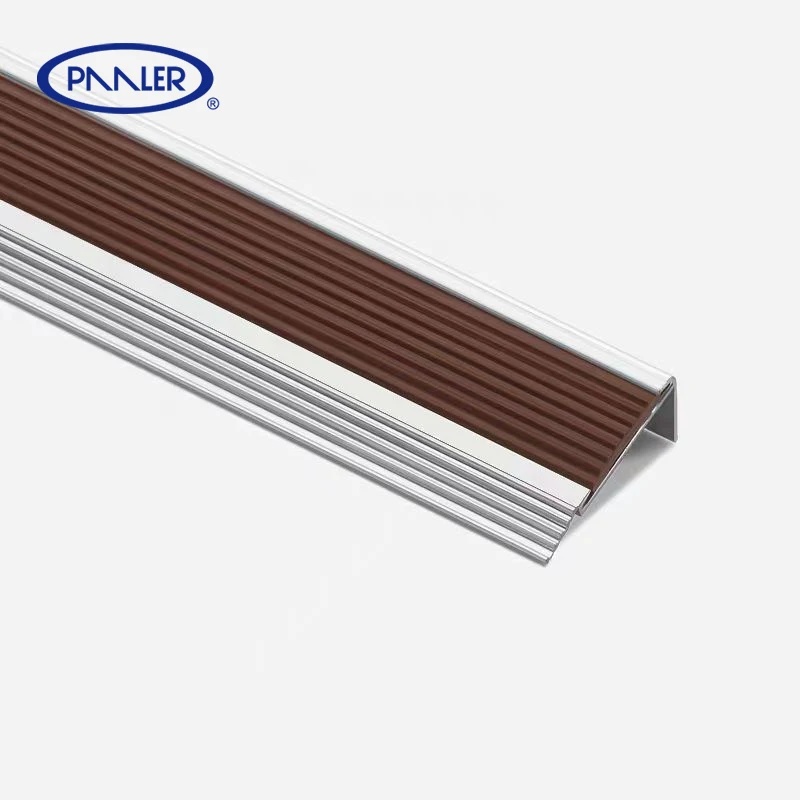 Hot Selling Non-slip PVC Metal Aluminium Stair Nose Parts Edging Strip Stair Nosing Caps With Cheap Price