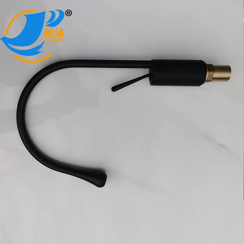 Manufacturer Black 360 Degree Rotation  Basin Sink Mixers Taps Black Kitchen Faucet