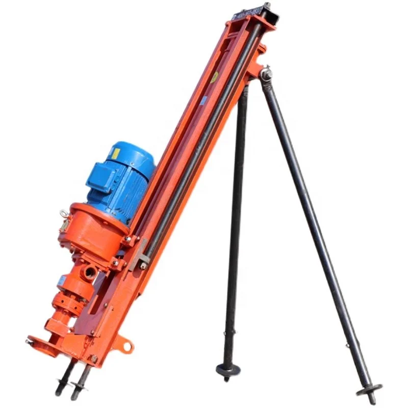 Small Anchor Slope Protection Support Portable Pneumatic DTH Drill Rig for Hard Rock Mining Rotary Impact Machine