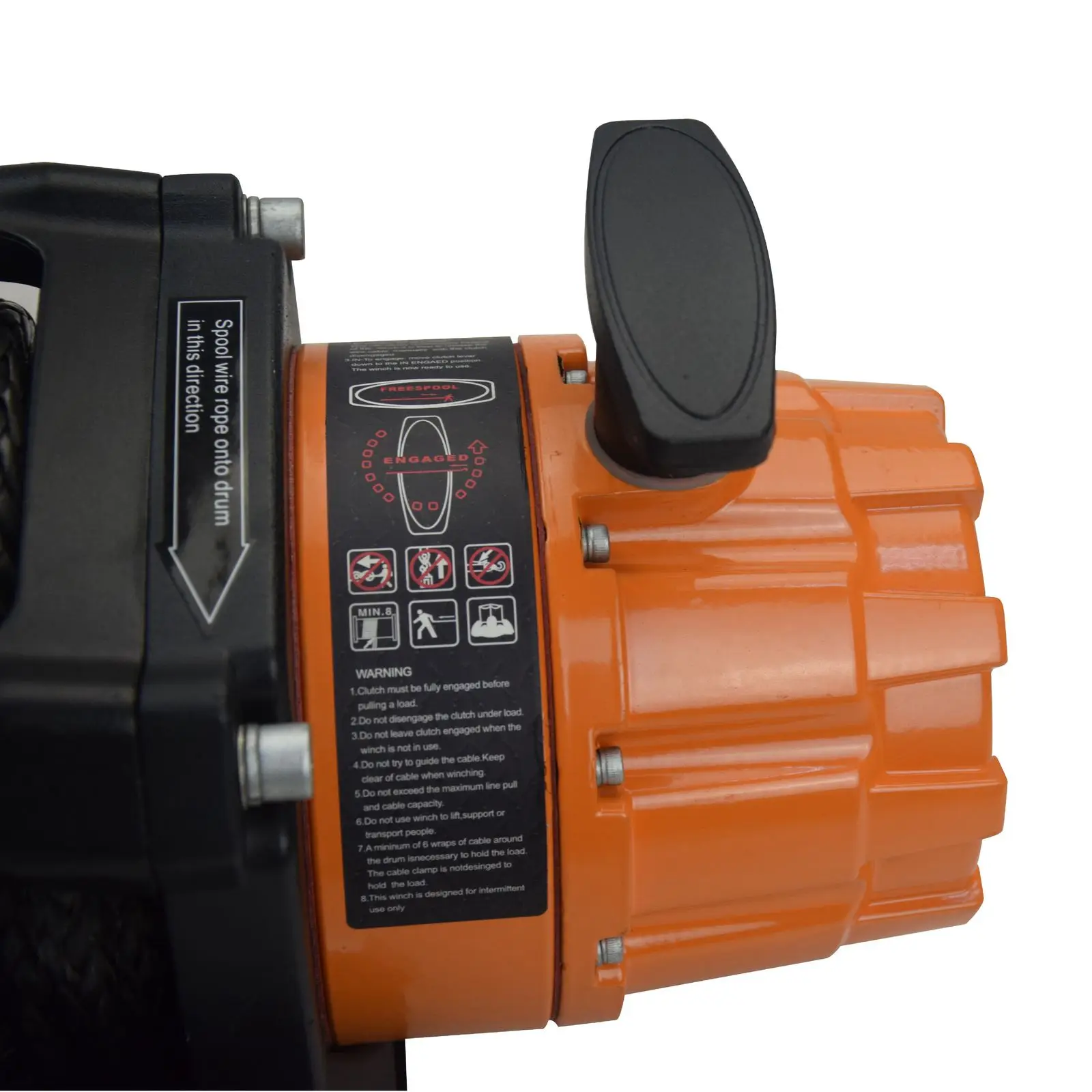 12V 12000lbs по бездорожью электрическая лебедка с 24 м стальной трос беспроводной пульт дистанционного