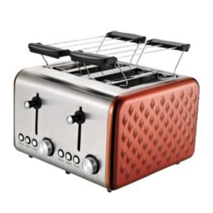Small Kitchen Appliances Electric Bread Toaster Stainless Steel Pop Up Sandwich Toaster