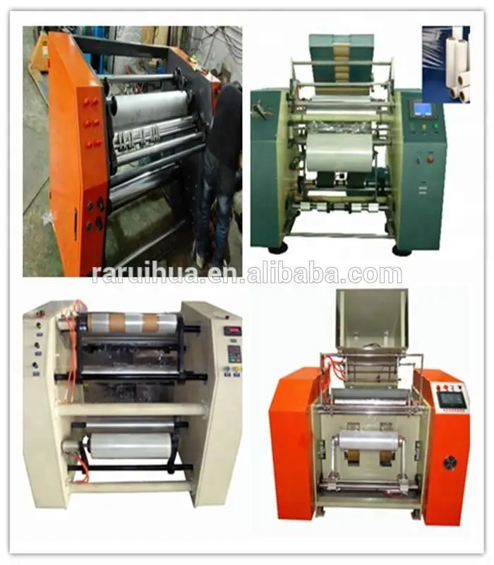 High Speed Vertical Type Automatic Stretch Film Winding Electrical Motor Rewinding Machine
