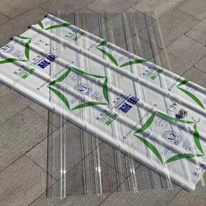 Clear Translucent Polycarbonate Fiberglass Frp Corrugated Roof Panel PVC Fiber Glass Transparent Tile Roof Sheet