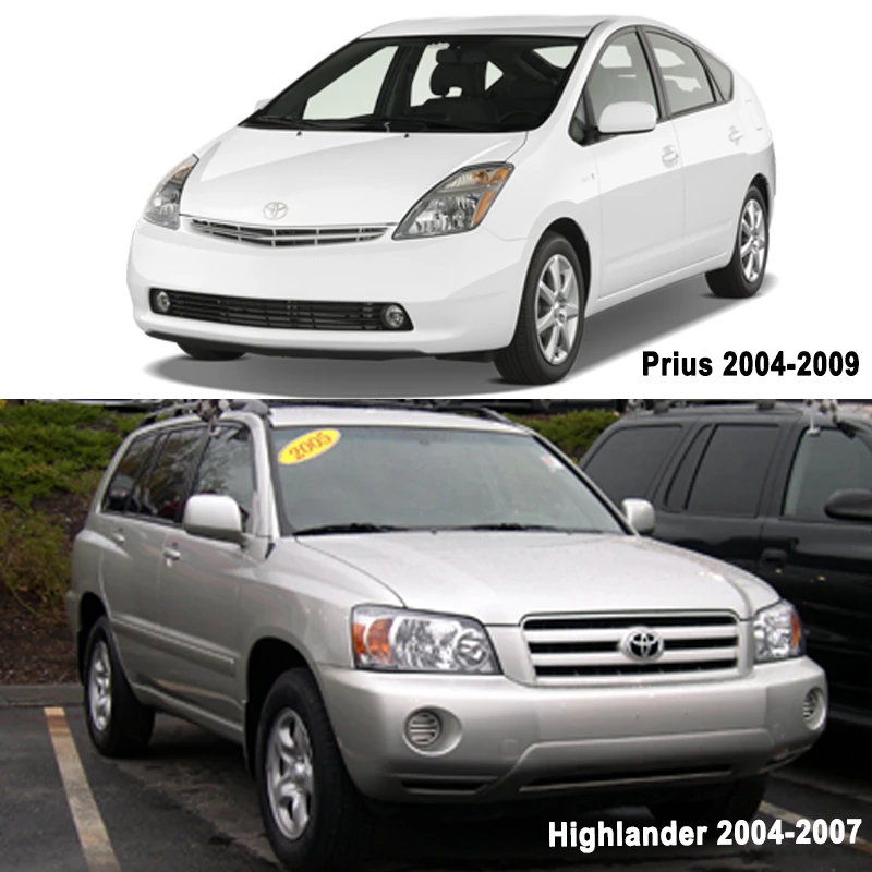 For toyota Prius 2004 - 2011 for highlander 2004 - 2007 Bi LED Fog Light lamp Projector lens retrofit car accessories