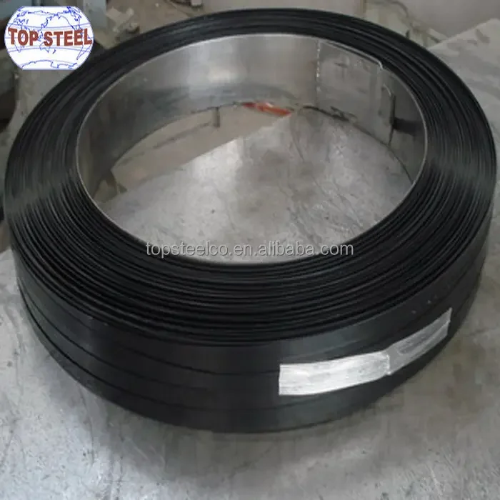 1-1/2' black blue color  high polished carbon steel banding strap for green house  5/8 0.02in thick prices