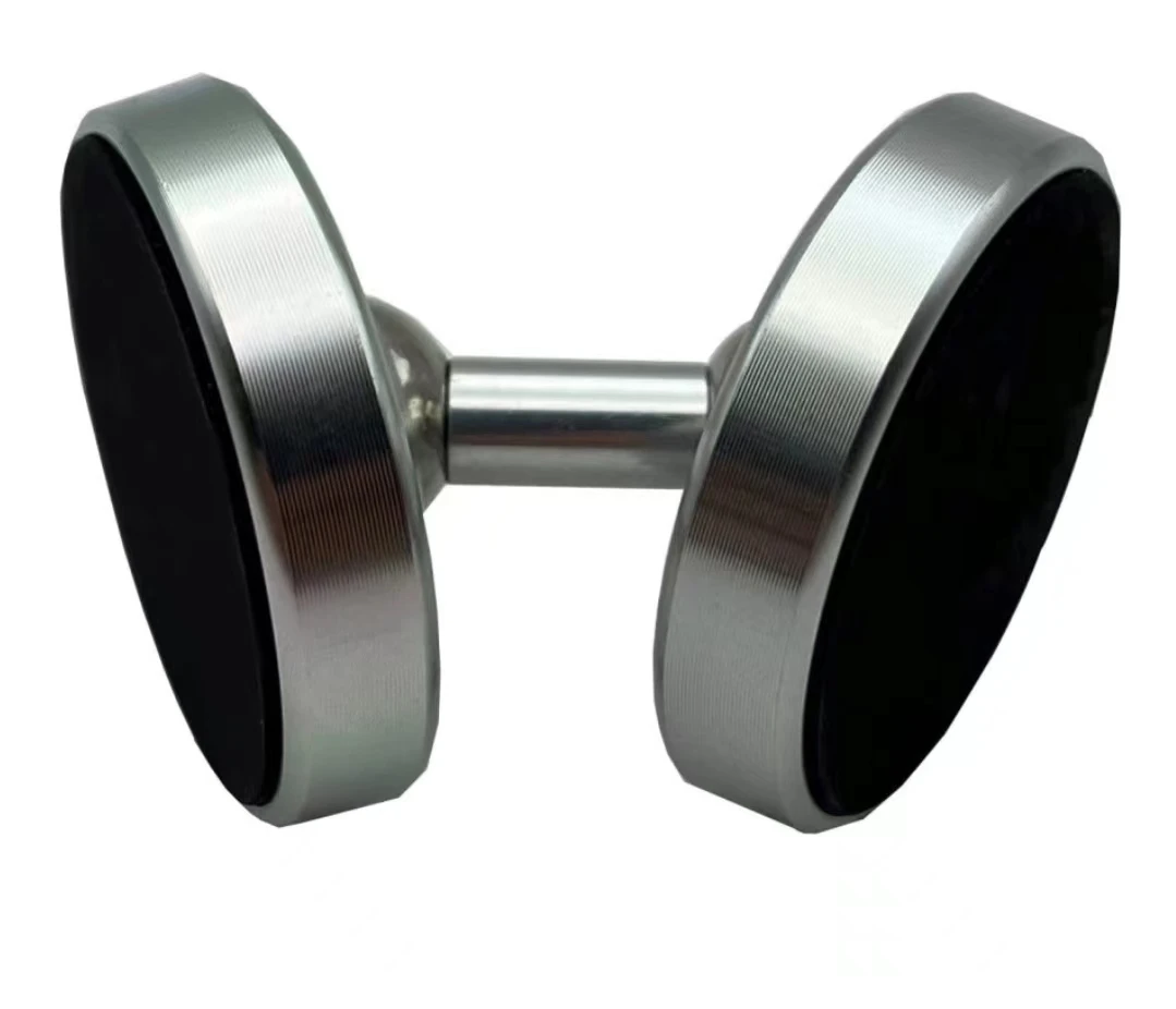 GYM Dual Magnet Phone Holder 720 Degree Rotate Double Side Strong Magnetic Phone Support Mount For Sport Gym Rack