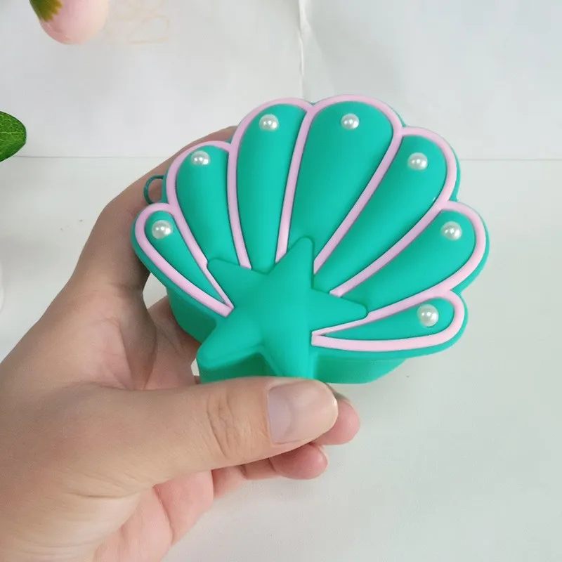 Candy colors Silicone handbag chain shoulder girls purses kid bag mini silicone purse women Korean Fashion bags