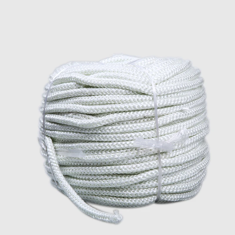 
ISO9001 standard 540C fireproof fiberglass Braided rope with high quality 