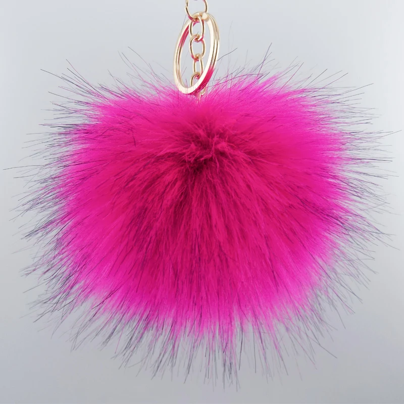 Wholesale Pom Pom For Beanie Hats, Snap On fluffy fox fur Pompom, Detachable Faux fox Fur Ball