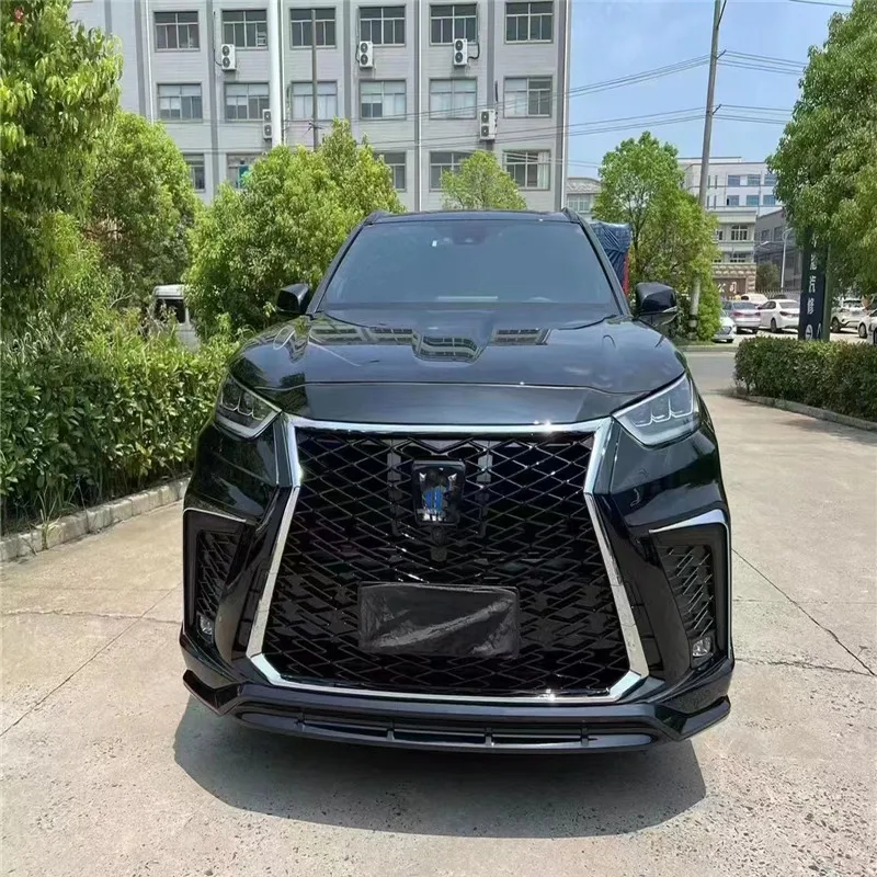 for Toyota Highlander 2021 2022 modified Lexus LX600 model Body kit with grille