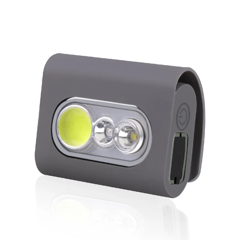 Mini Magnet Portable Clip On Hat Lamps Usb Rechargeable Running Light For Outdoor Running Cycling Hiking Walking At Night