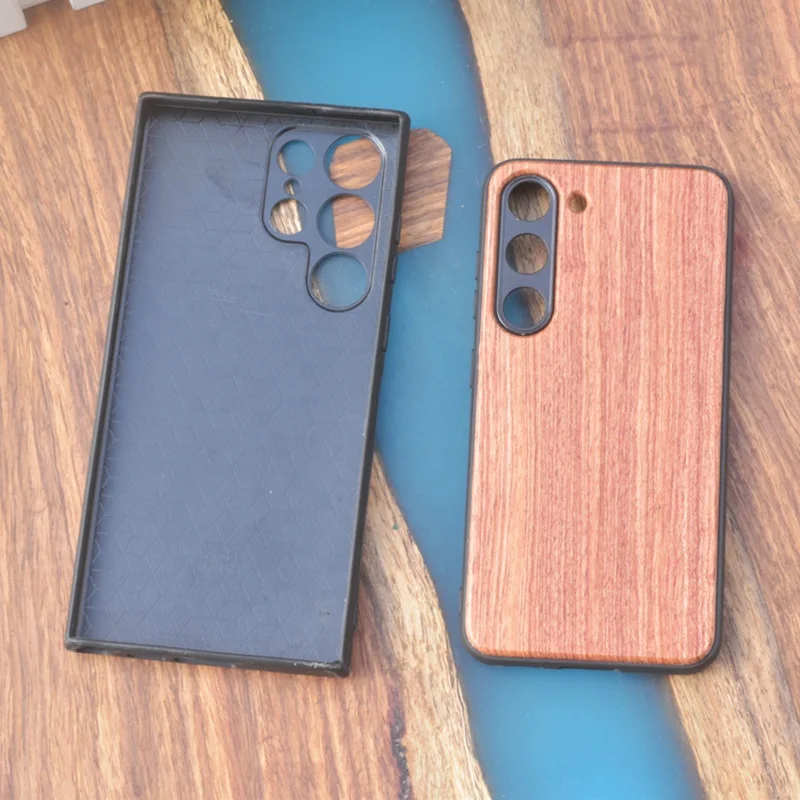 Real Wooden Mobile Phone Case For Samsung Galaxy S23 Wood Phone Cover case For Samsung Galaxy S23 Ultra S23 Plus Wood Case