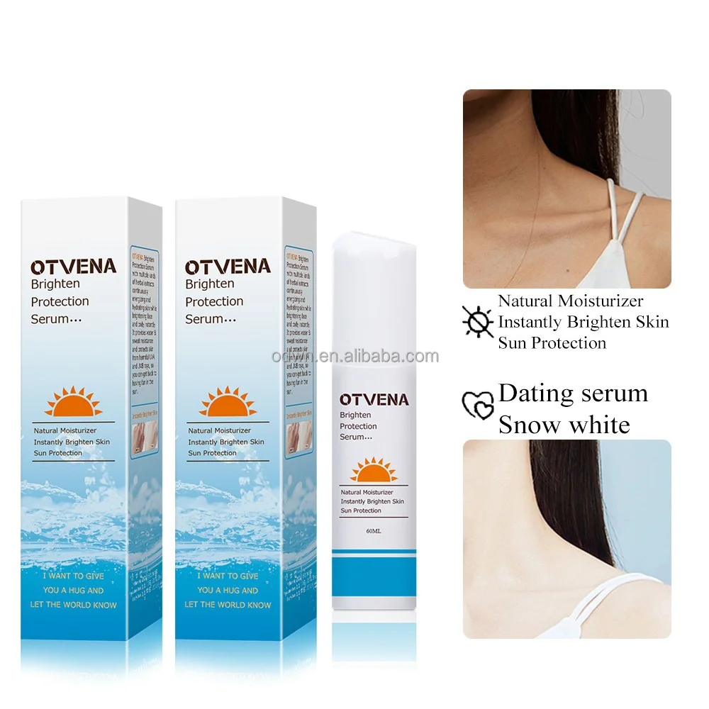 100% Safe Mercury-free Waterproof and Smooth no Smudging SPF 25 Sunscreen Instant Whitening Skin Brighten Protection Serum