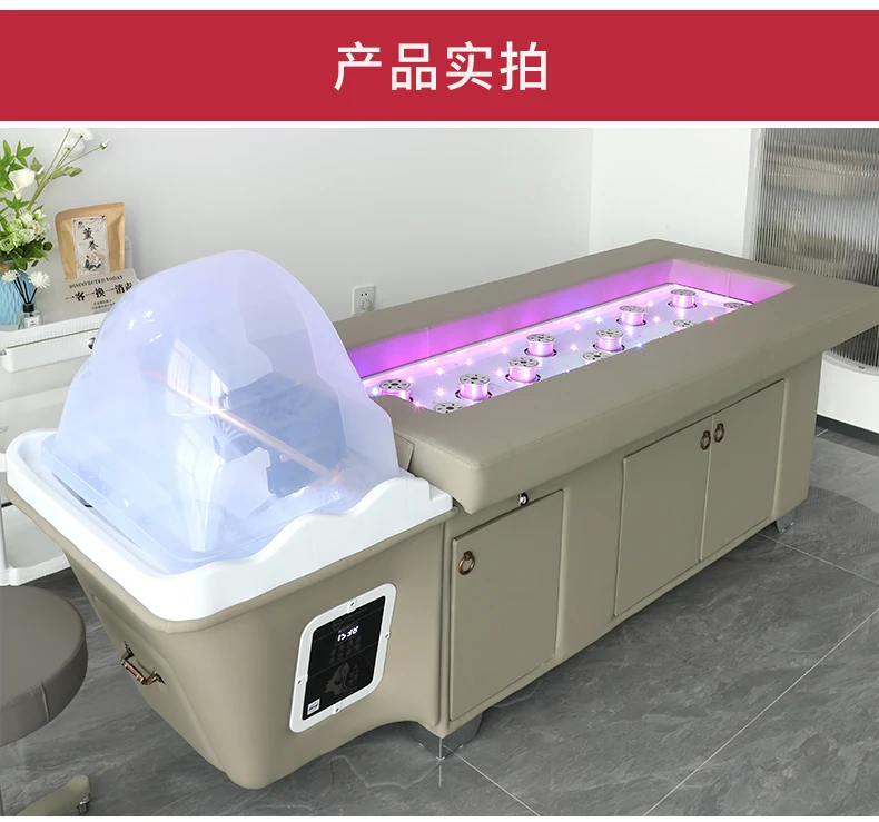 Salon hair massage chair spa head therapy tables shampoo headspa massage bed furniture for salon cama de masaje