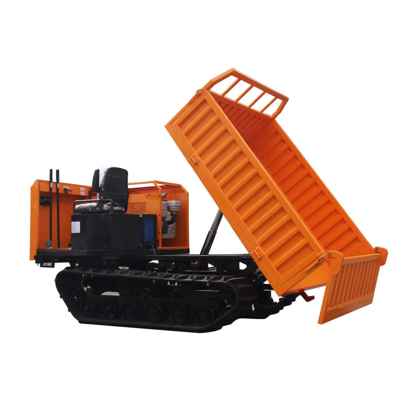 1ton  3Ton Track Dumper Mini Crawler Agricultural Tracked for Cheap Famous Brand CNMC Mini Truck Electric Truck Dump  Sale