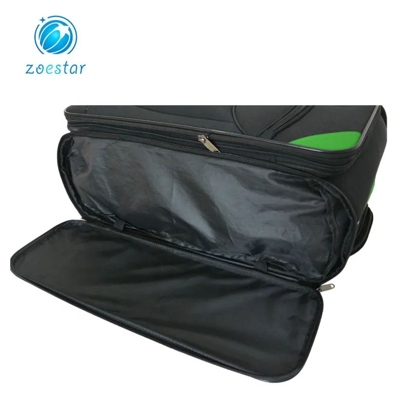 Business Style Lightweight Folding Travel Luggage Trolley Bag EVA/PC/Polyester with Caster Wheel and Lock BSCI Certified