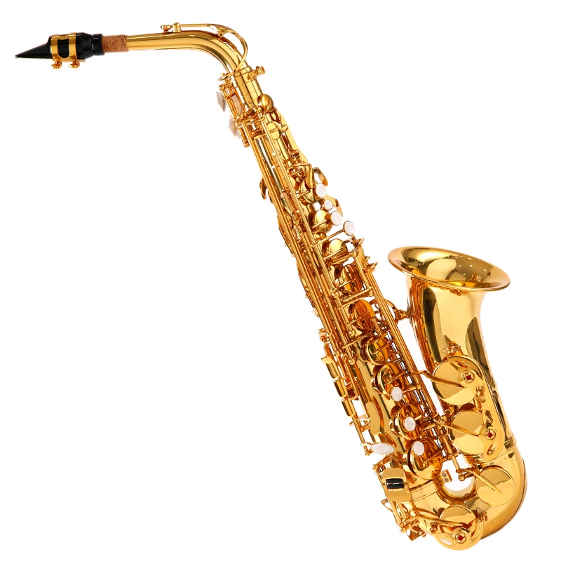
Alto saxophone wind pipe e flat children beginners adults playing general brass saxophone 