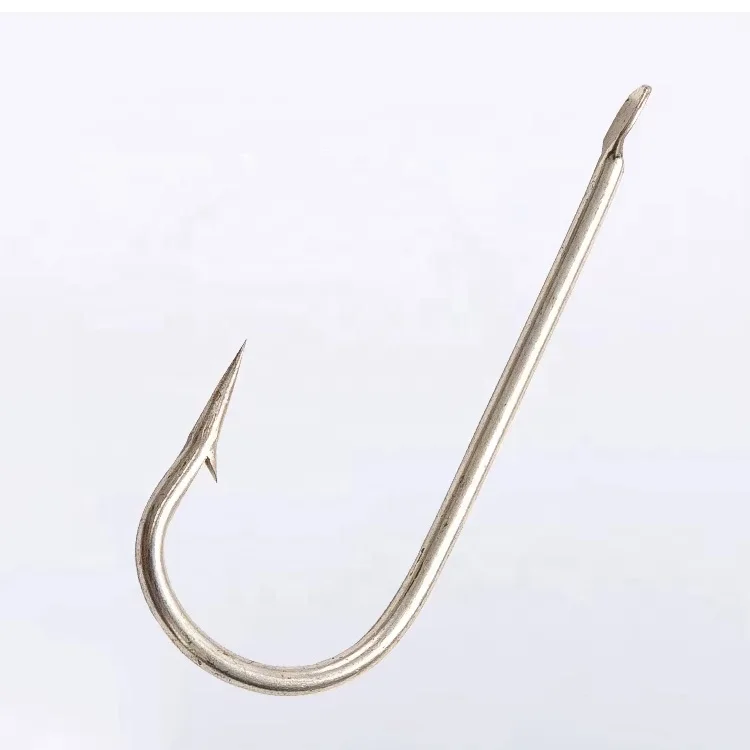 2315 Large Flatted Round Bent Sea Fishing hook Commercial Sea Fishing Hooks