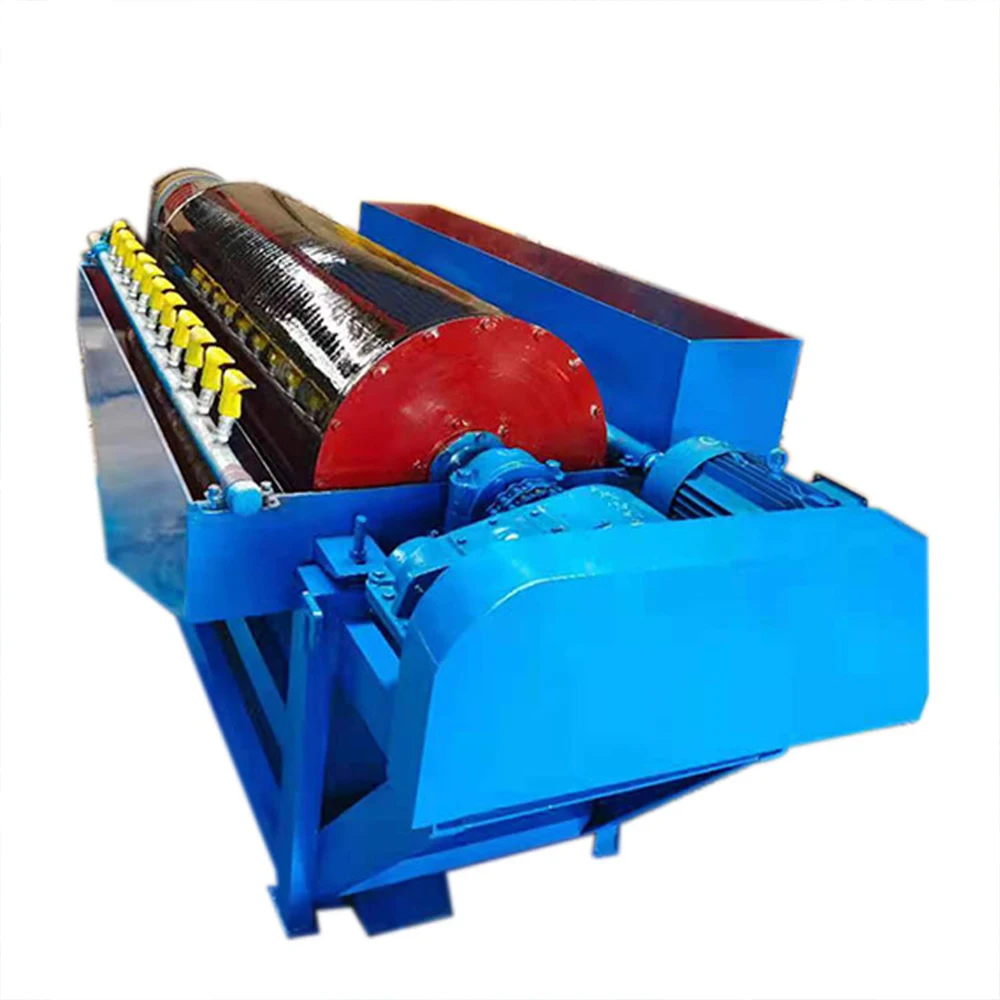 Hot Sale Permanent Neodymium Magnet Drum Type 600*1800 Magnetic Ore Separator Single Drum Magnetic Separator