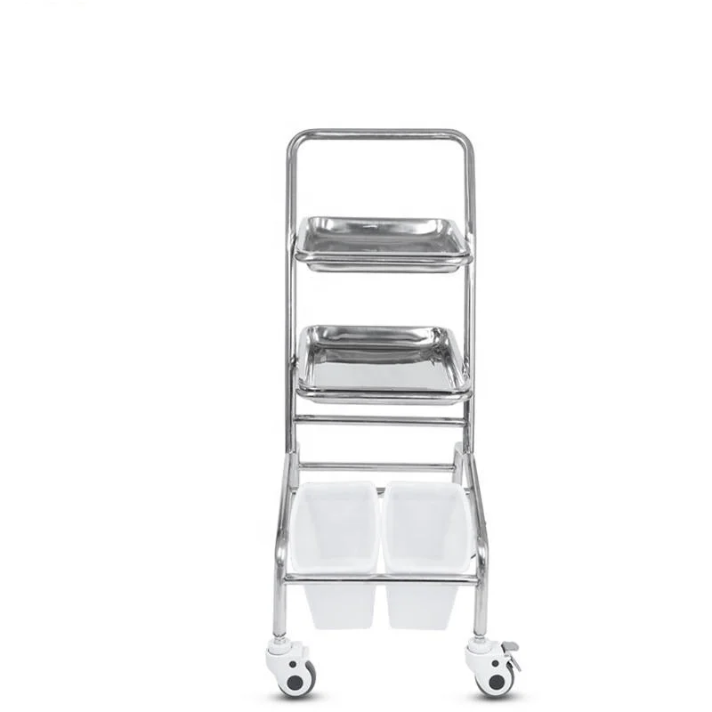 Cheap best-selling Stainless steel assembled medicine cart Medical Trolley Cart