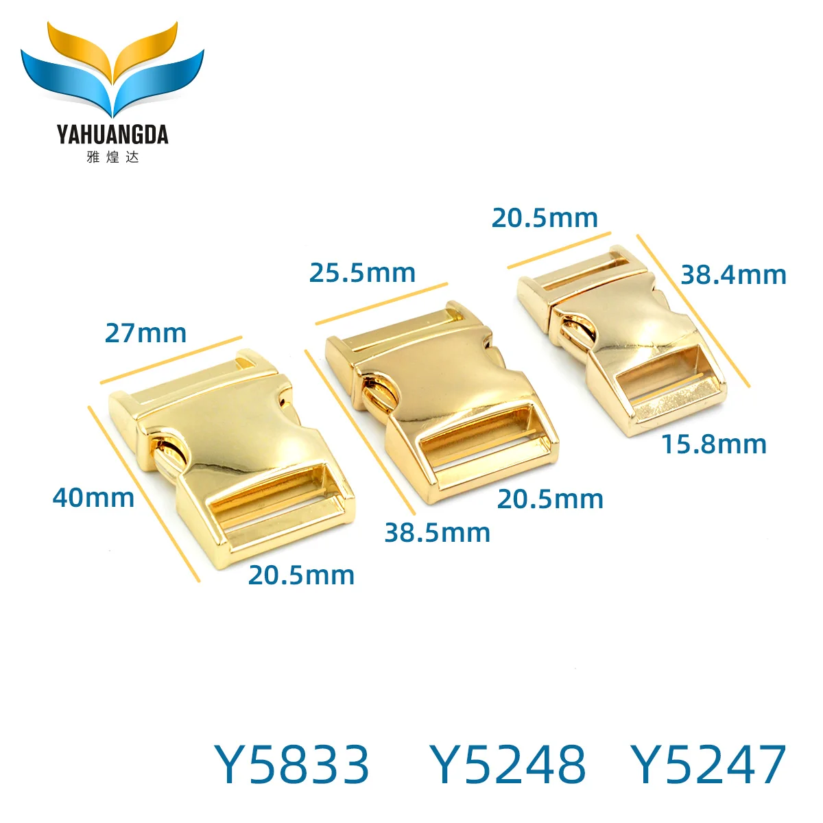 Fashion High Quality Metal Side Release Buckle Metal Custom Wholesale Alloy Man Pin Reversible Belt Buckle