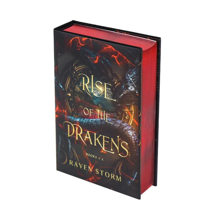 Printing Factory Custom Book Printing Services Hardcover Books With Painted Sprayed Edge Novel Book Printing