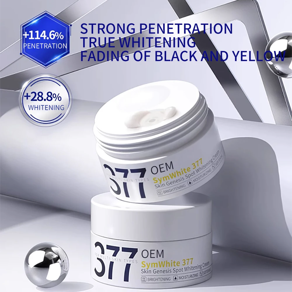 2023 Private Label Organic 377 Whitening Without Side Effects Face Cream Body Care Skin Whitening Cream