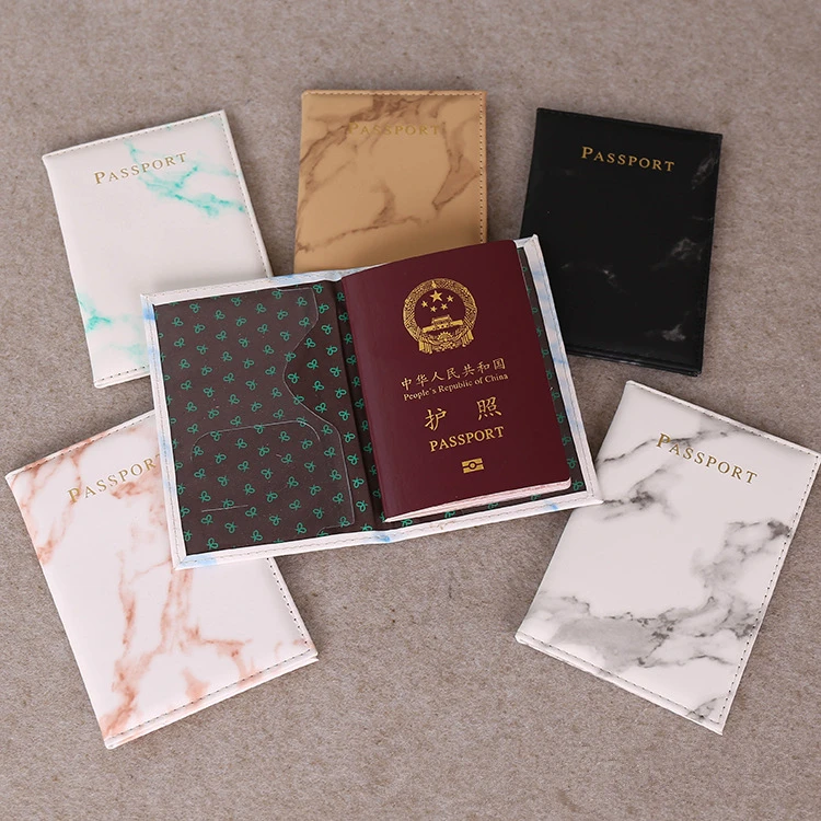 
Marble Passport Cover 