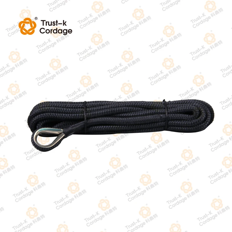 11mm double braided dynamic climbing nylon rope