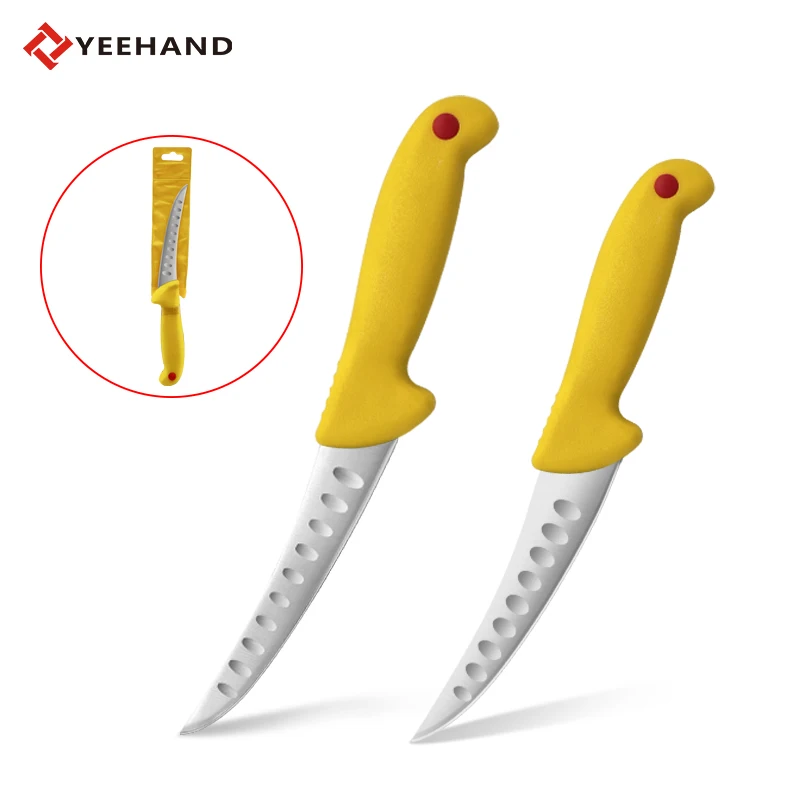 popular 6 inch fish fillet knife with pp tpr knife handle for outdoor camping