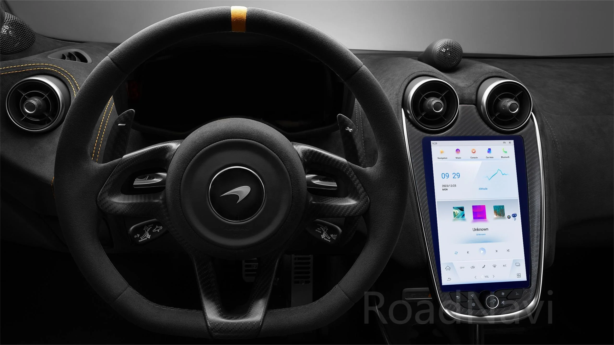 9.9' RoadNavi Tesla Android Screen For McLaren 540 570 GT 2015-2021Car Multimedia Navigation Radio CarPlay WIFI DSP GPS