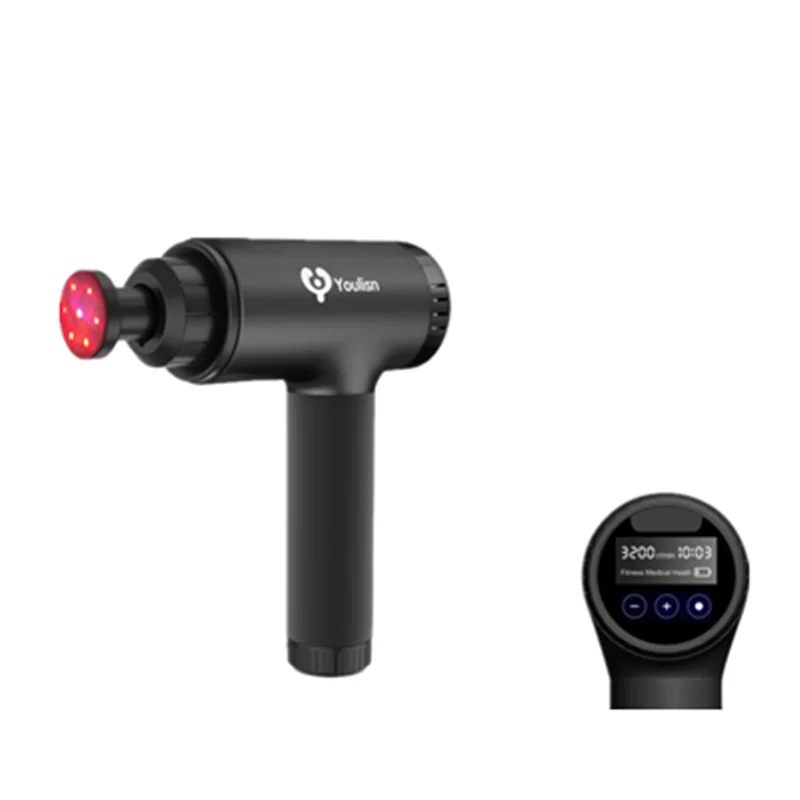 
2021 Original Youlisn Shenzhen Manufacturer Heated Head Massage Gun Massager With LCD Screen 