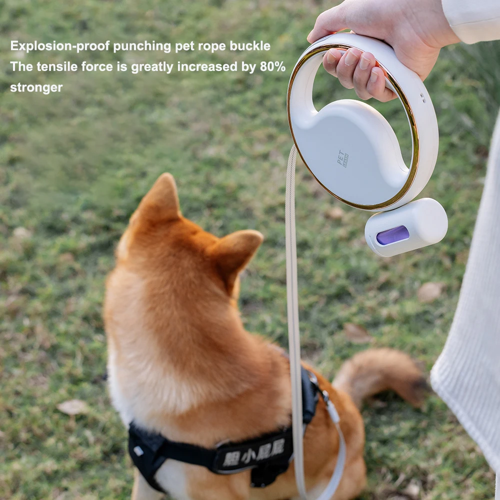 Long Luxury Dog Leash With Light Smart All In One Dog Leash For Small And Large Dog