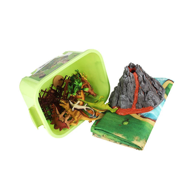 
Dinosaur Toys - 31 Realistic Dinosaur Figures, Activity Kids Play Mat & Trees, Dinosaur Playset Gifts for Boy & Girl 3,4,5,6,7,8 