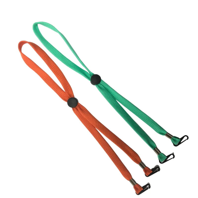 Factory Direct Wholesale Custom Various Colors Adjustable Holder Strap Kids Adult Neck Strap Face Masking Lanyard for Masking