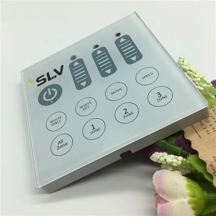 Glass factory customized Capacitive Touch Glass With Custom Logo Digital Printing On Glass