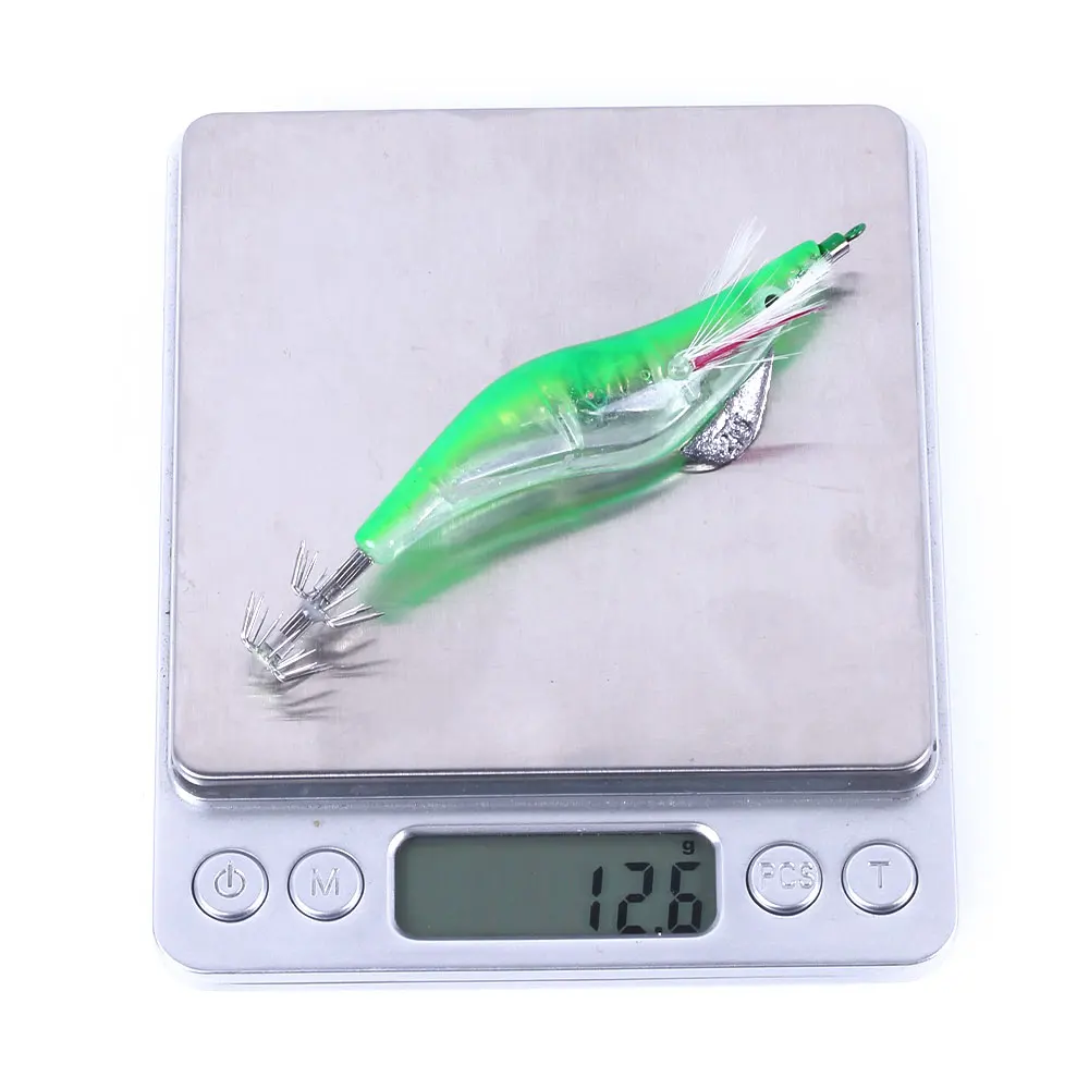 Electronic Squid Jig Fishing Baits Shrimp 12g 10.5cm Fishing Lure Fishing Tackle Pesca