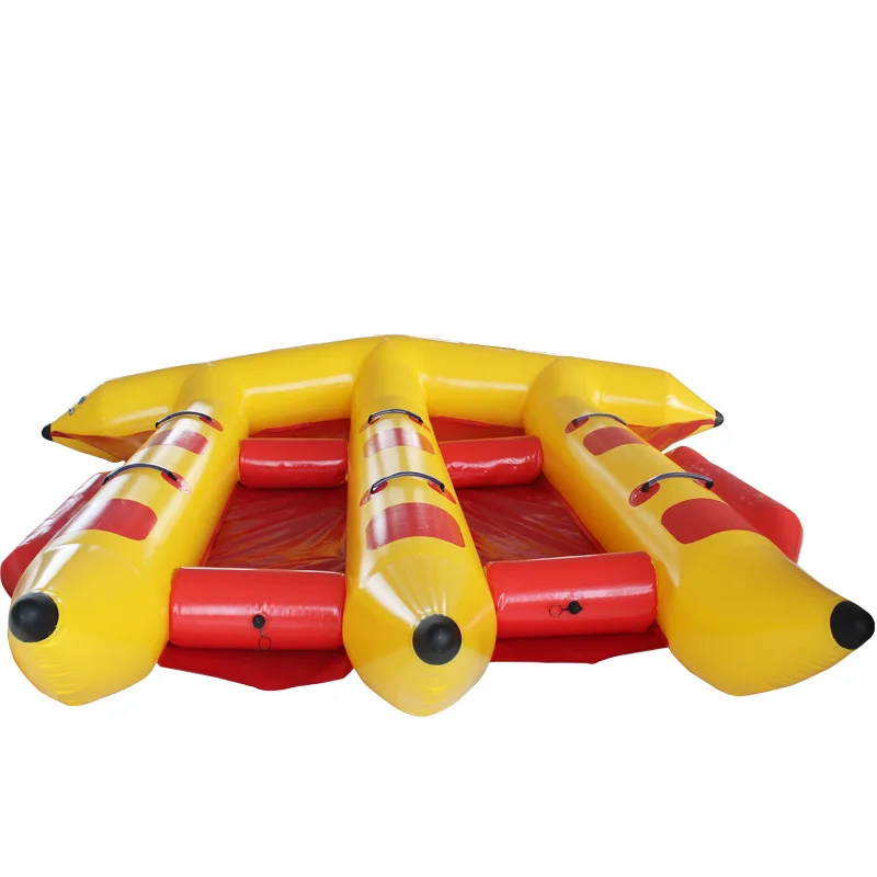 9 Riders Inflatable Banana Boat High Quality Towable Tube Fly Fish for Water Sports Game