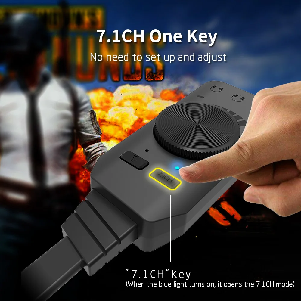 Plextone Виртуальная 7 1 CH канальная USB 2 0 аудио игровая звуковая карта