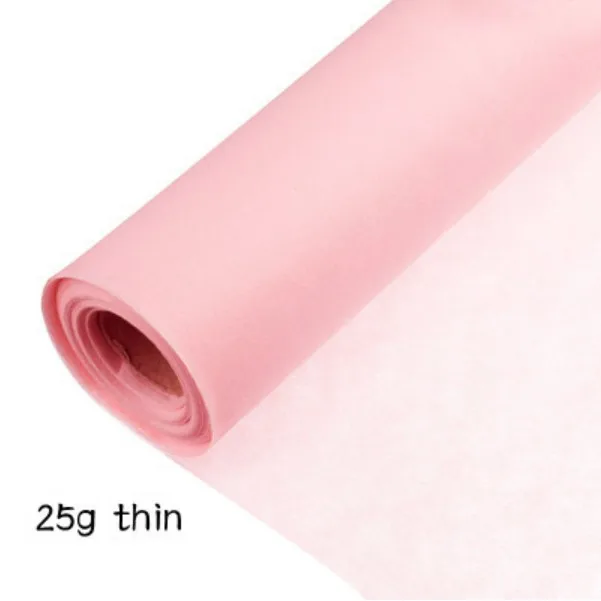 50cmx10y Wholesales Plain Non Woven Rolls Non Woven Fabric For Flower Wrapping Gifts Packaging Decoration